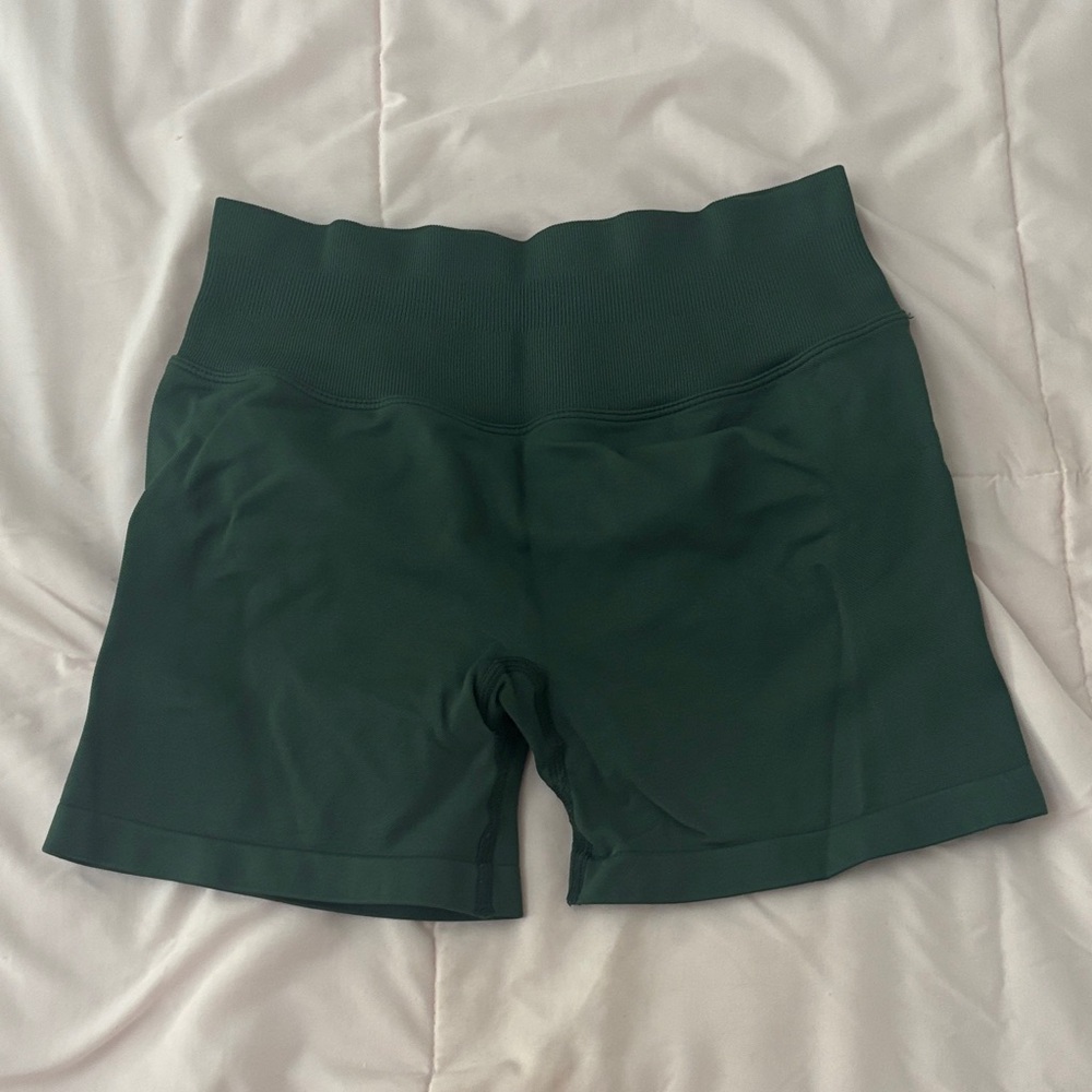 Amazon Women's Dark Green Bike Shorts